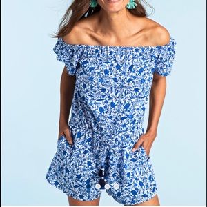 Vineyard Vines Bahamas Otomi Print Romper Size XS